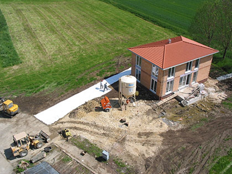 Janßen-Fußbodenheizung im Estrichaufbau